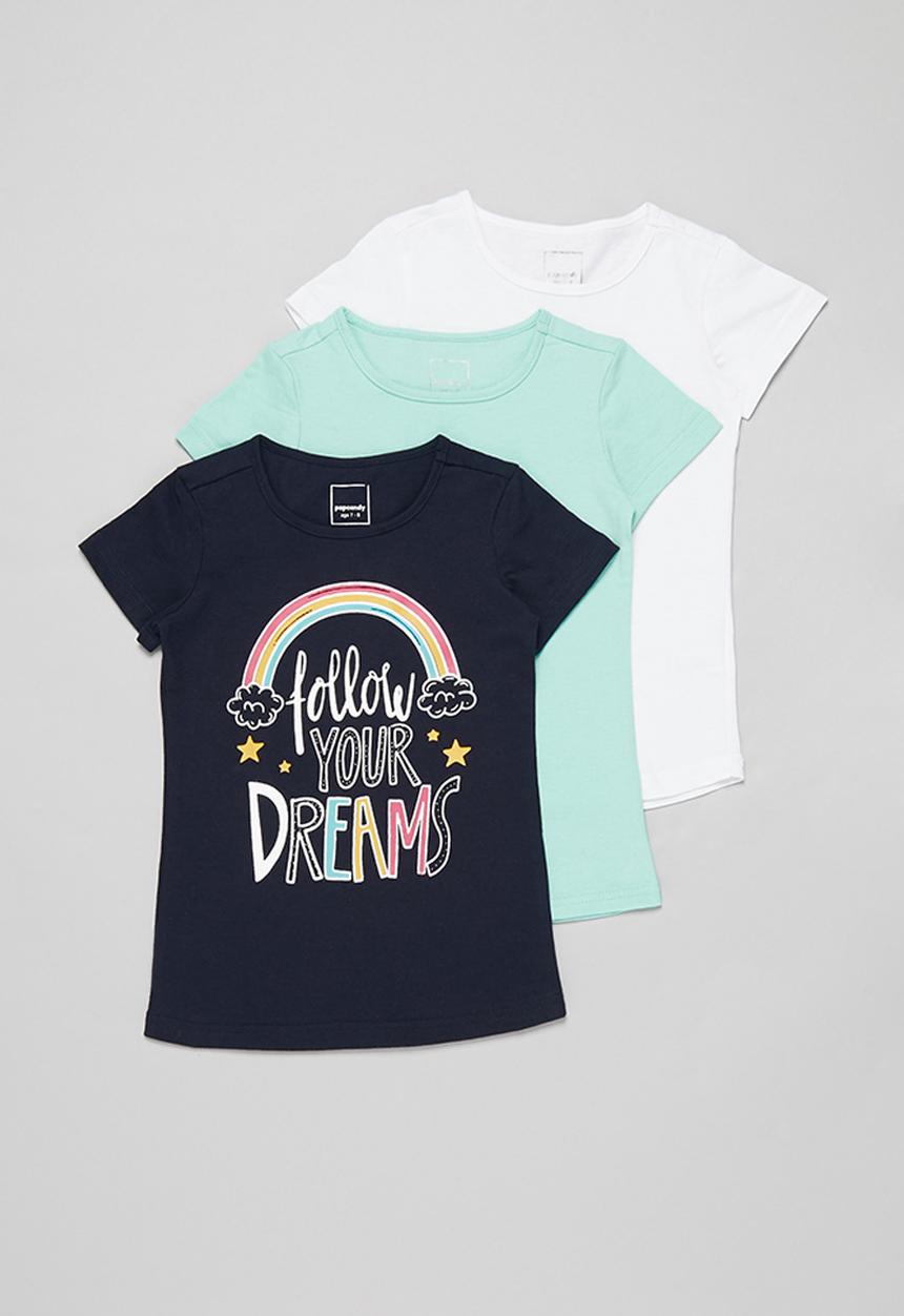 Pop Candy - 3 Pack tees - multi