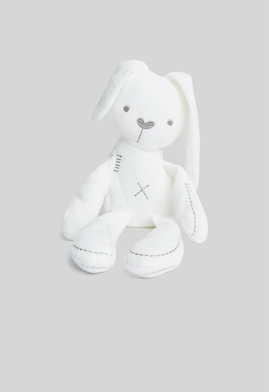 Pop Candy - Baby bunny soft toy - white