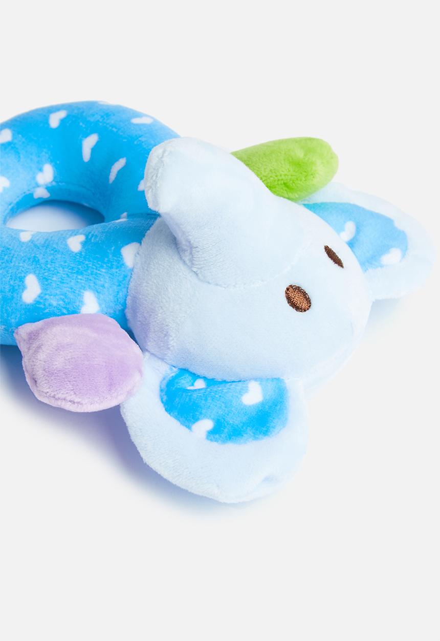 Pop Candy - Baby soft toy - blue & white