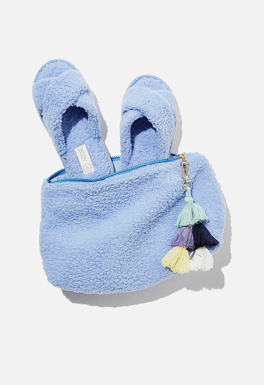 Cotton On - Solitude slipper set - cornflower lilac