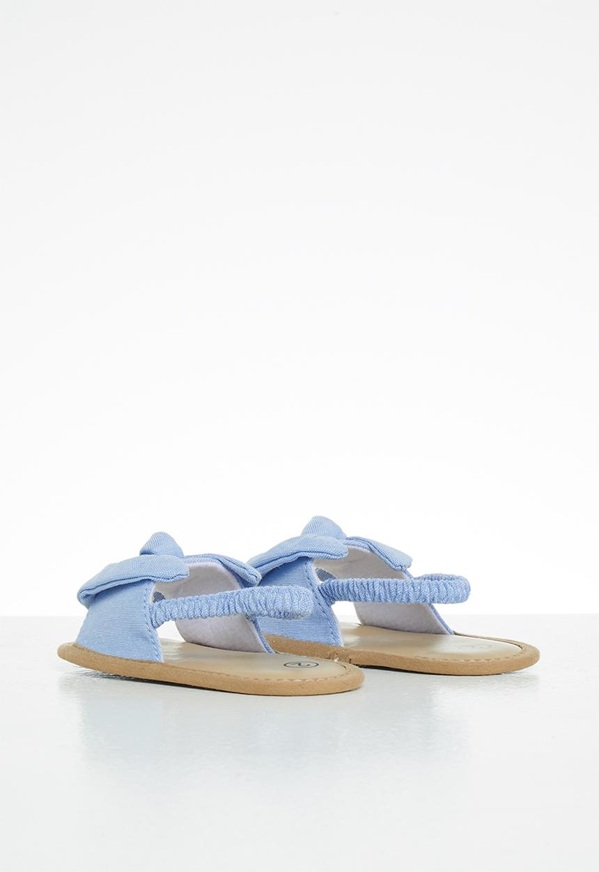 Pop Candy - Girls bow elastic sandal - blue