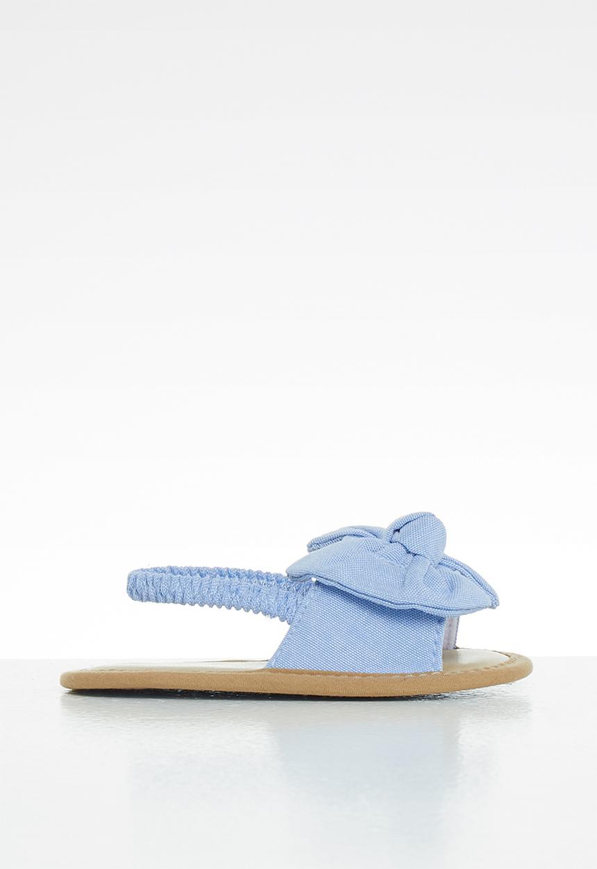Pop Candy - Girls bow elastic sandal - blue