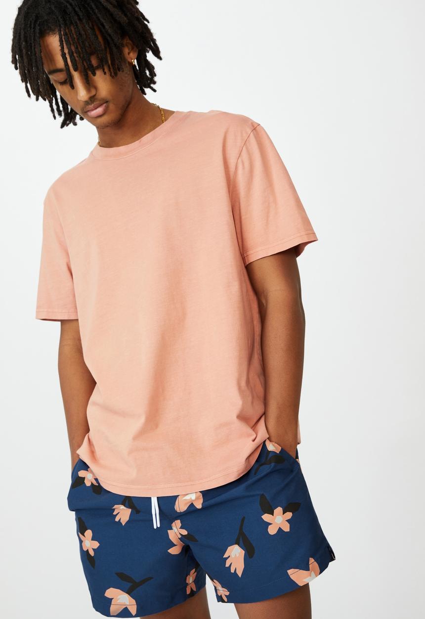 Factorie - Resort short - navy flowerbowl