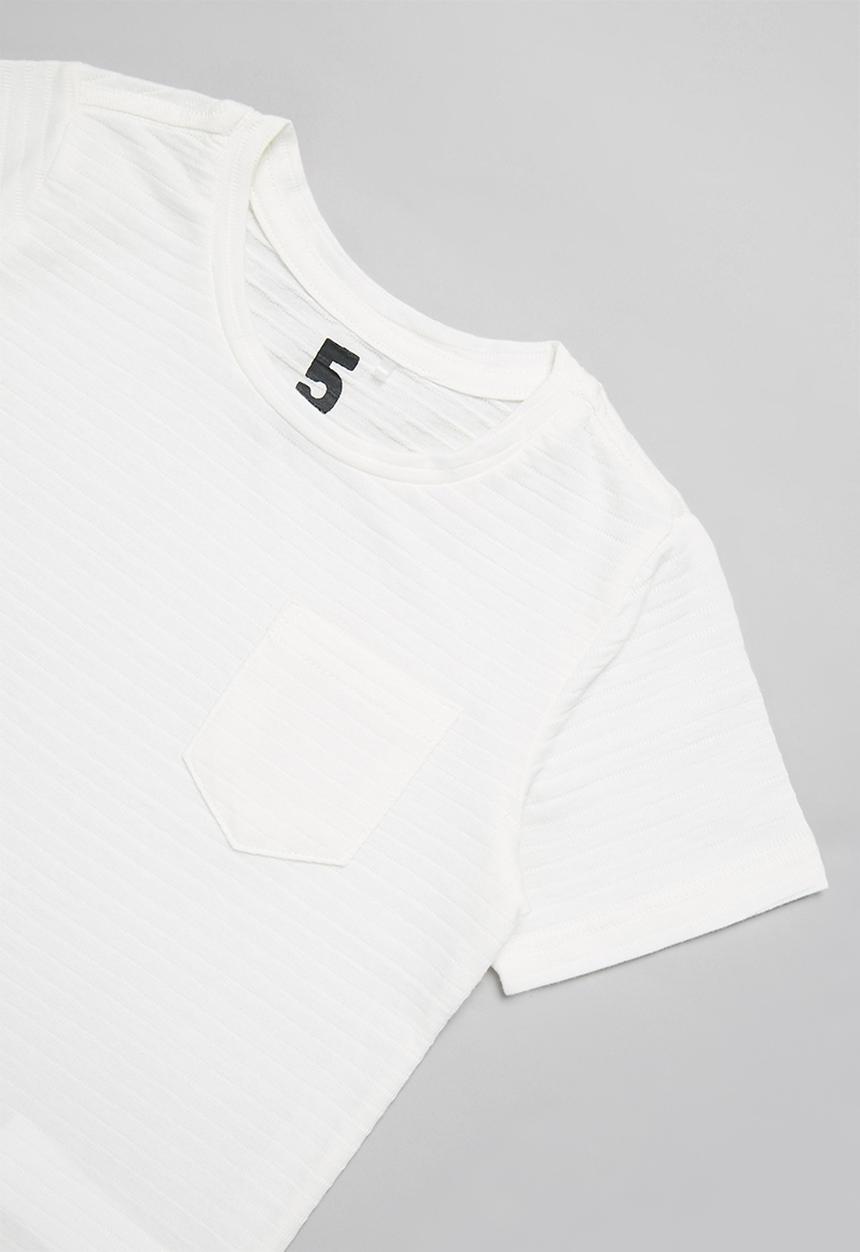 Cotton On - Louis short sleeve texture tee multipack - mint breeze/retro white