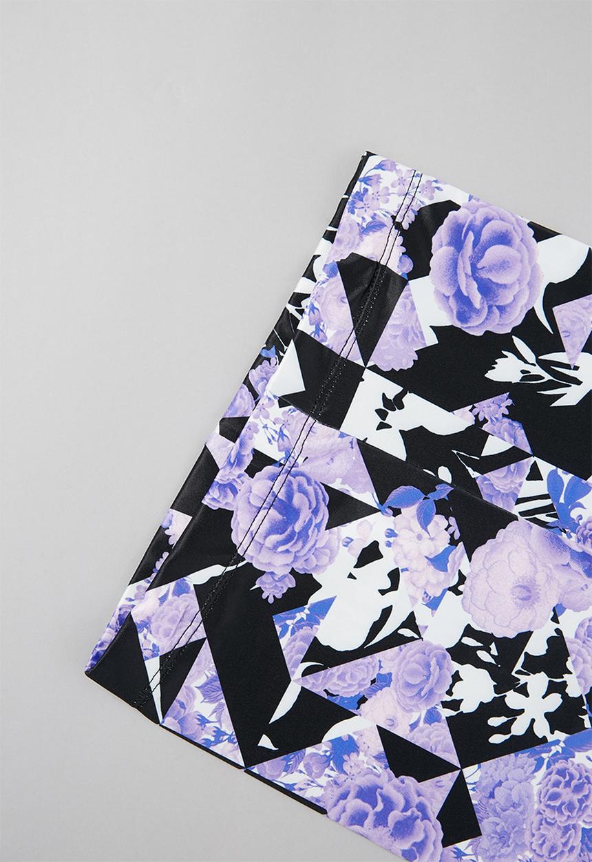 Nike - Nkg Toyko floral legging set - purple & white