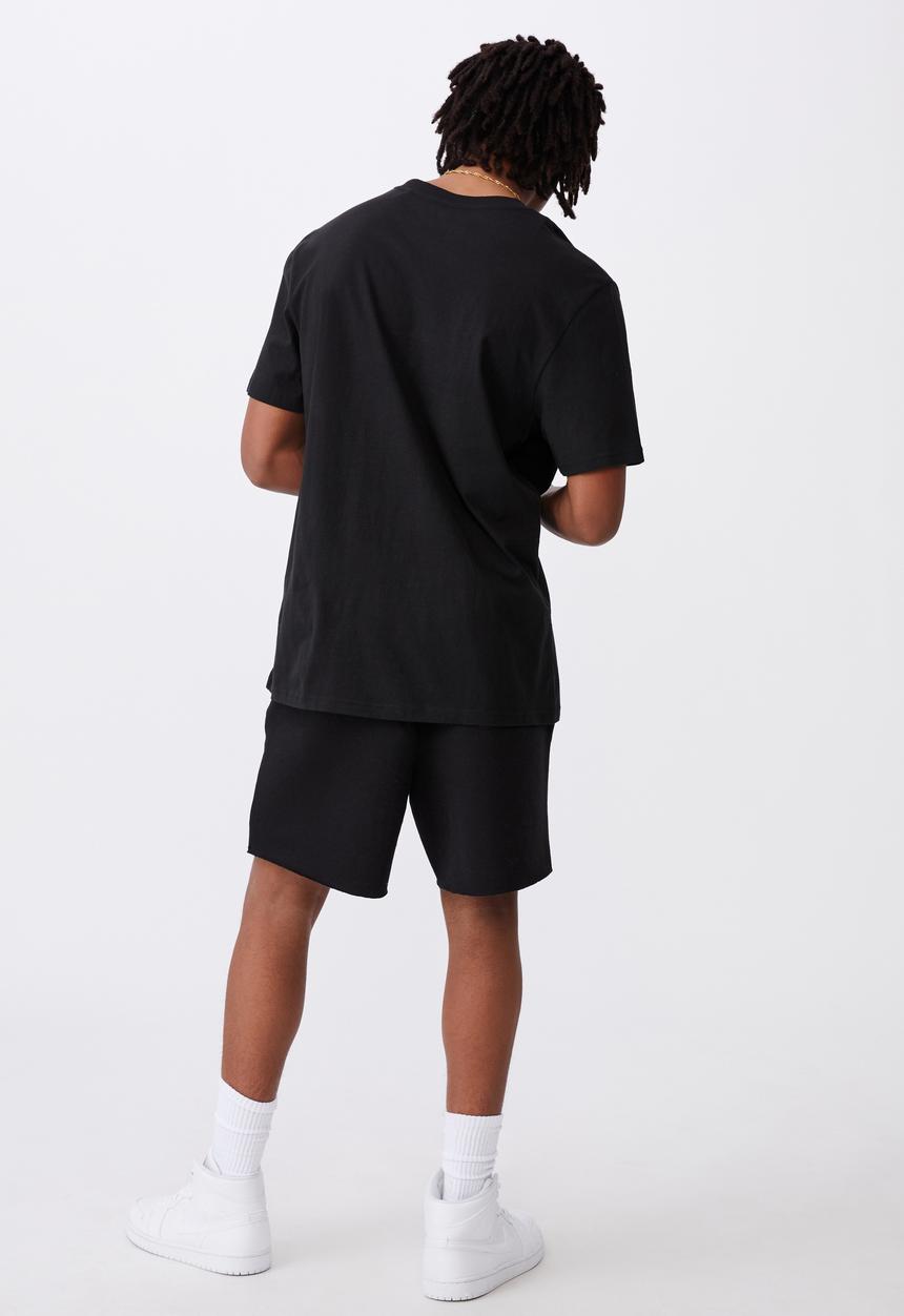 Factorie - Regular graphic T-shirt - black