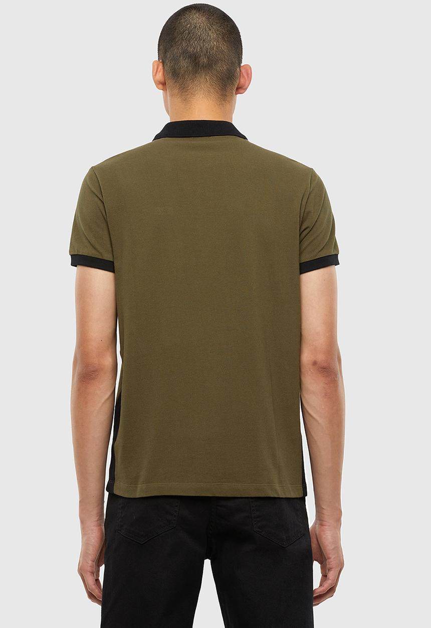 Diesel  - T-skatt-b1 polo - olive brown
