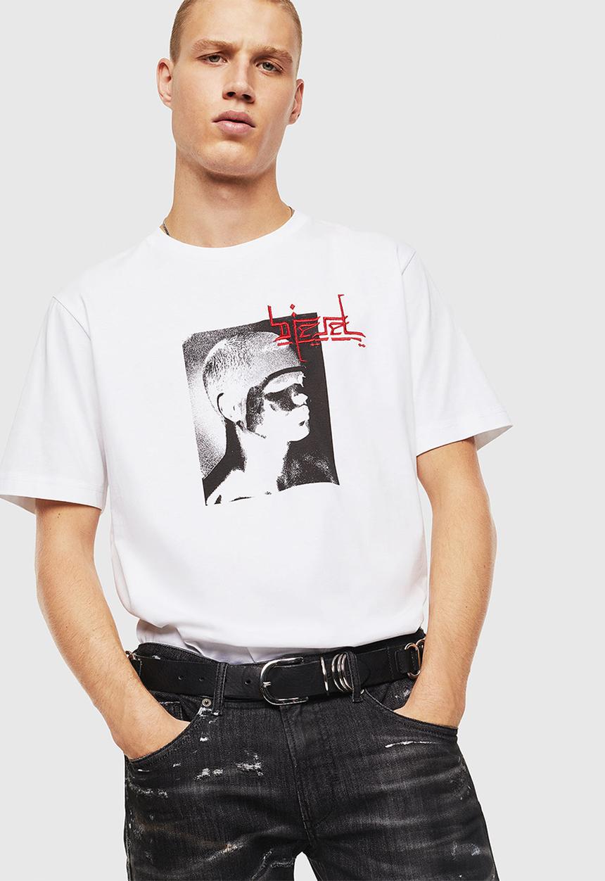 Diesel  - T-just-j21 T-shirt - white