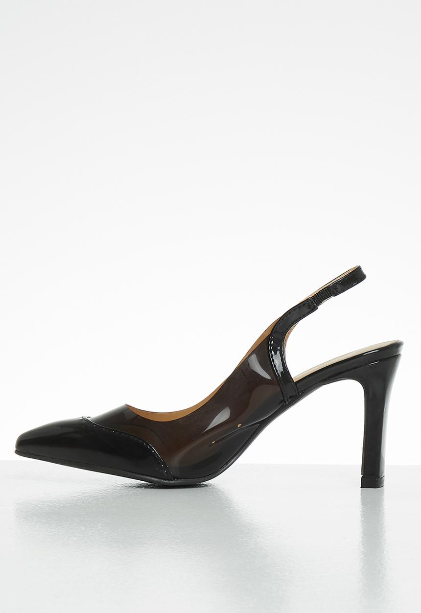 Seduction - Slingback block heel - black