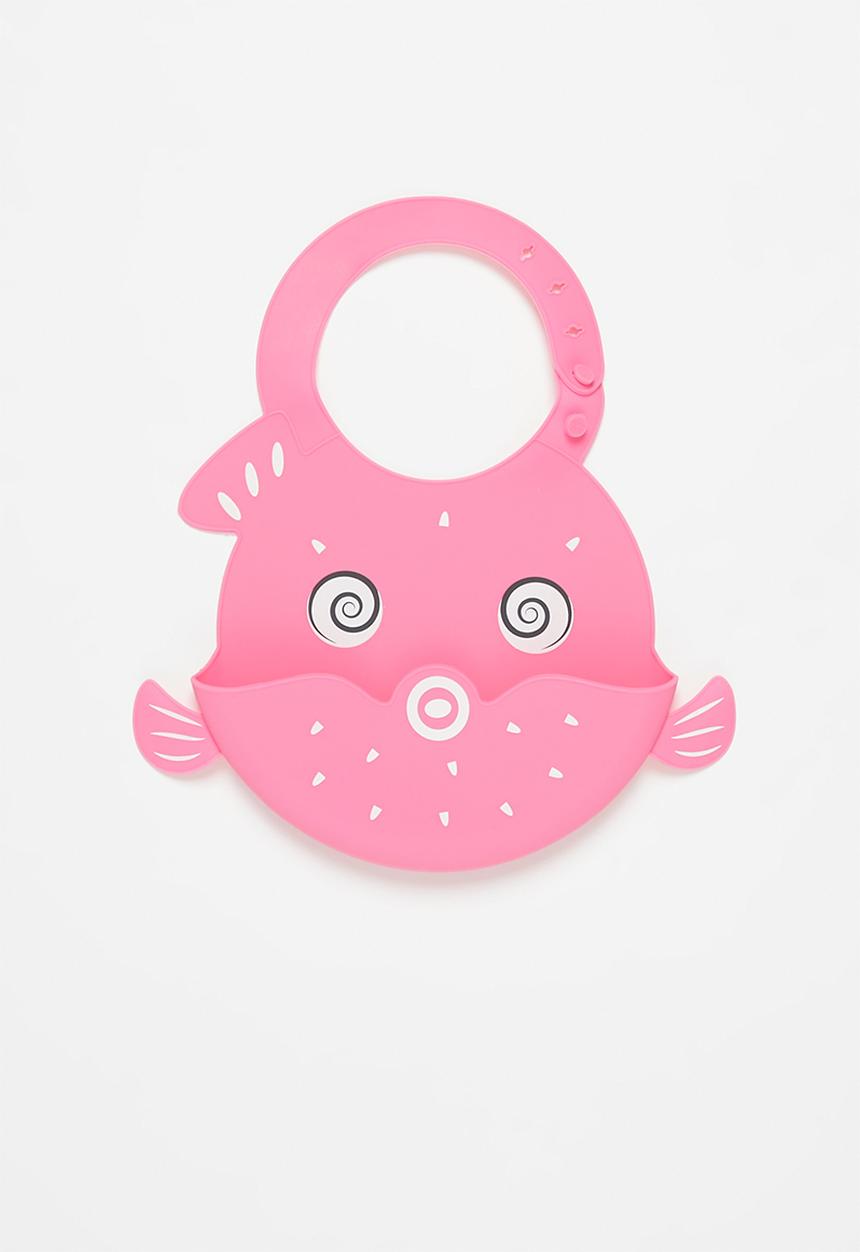 Pop Candy - Baby fish waterproof bib - hot pink