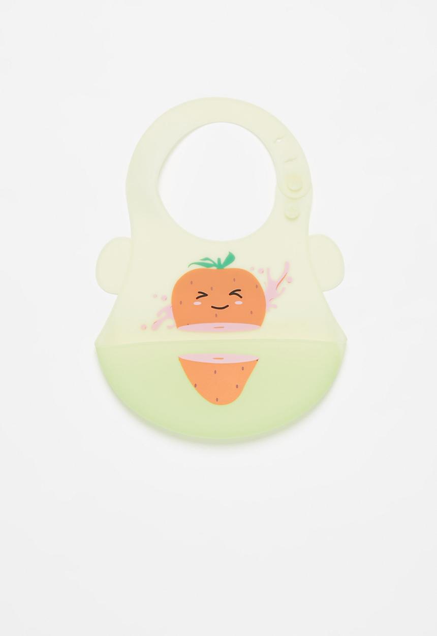 Pop Candy - Baby strawberry waterproof bib - green