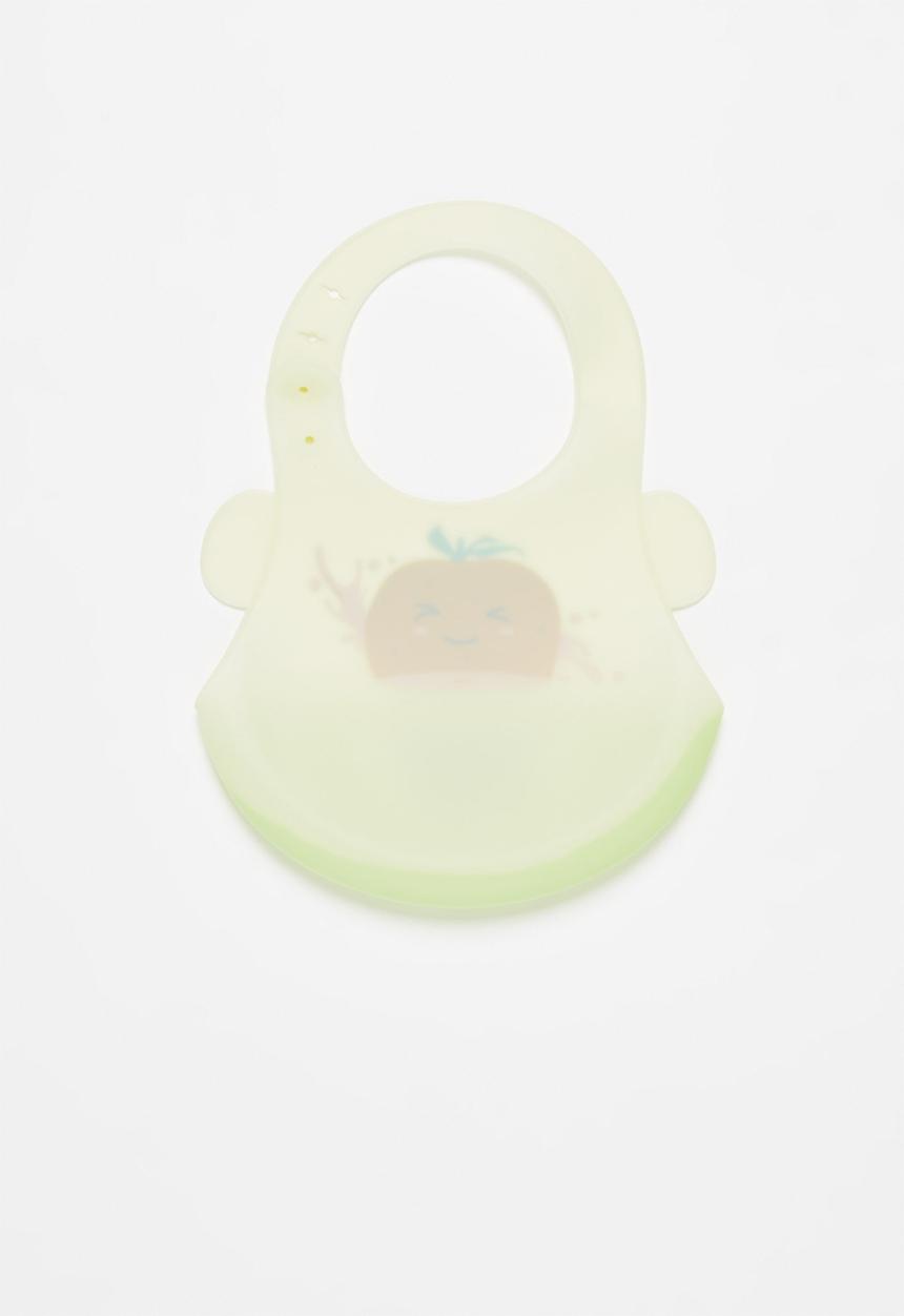 Pop Candy - Baby strawberry waterproof bib - green