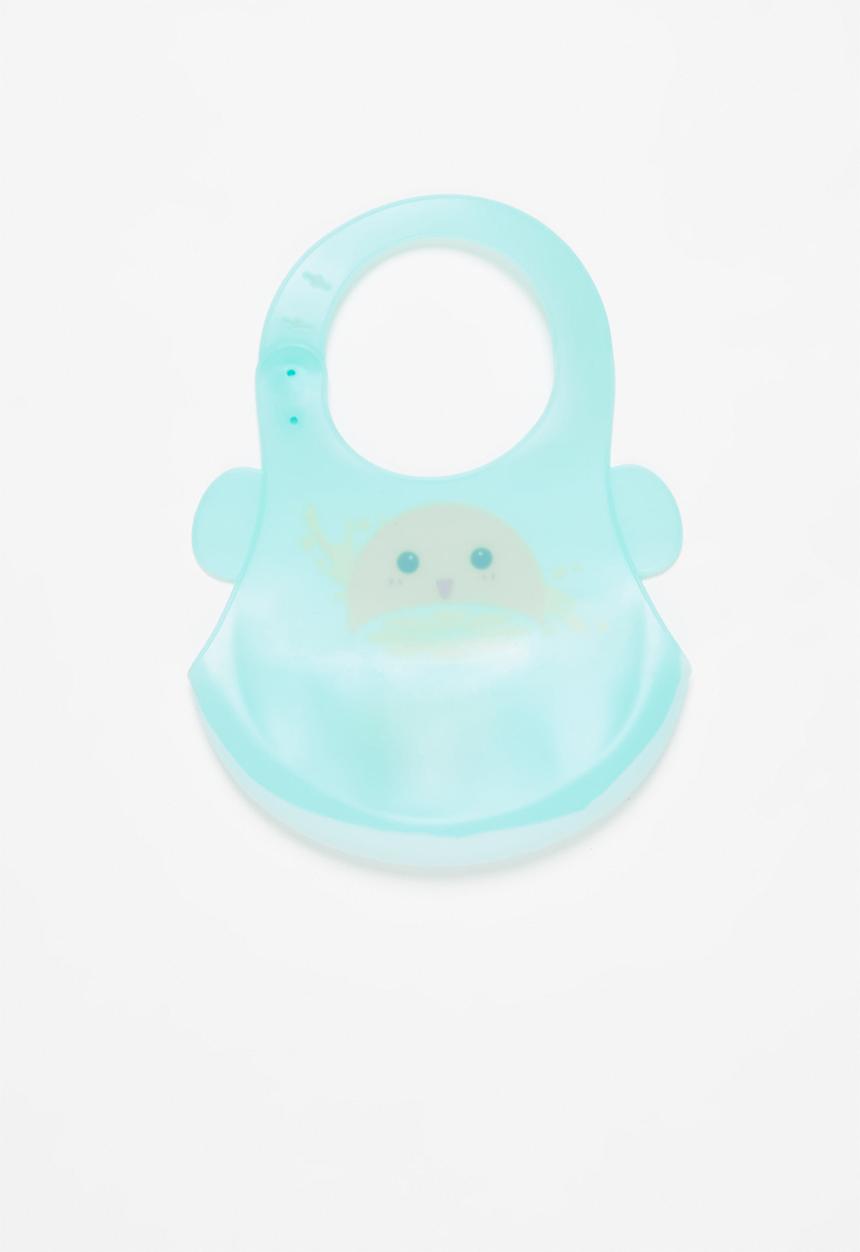 Pop Candy - Baby citrus waterproof bib - light blue