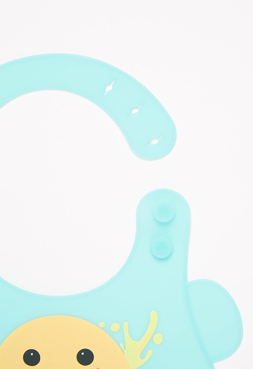 Pop Candy - Baby citrus waterproof bib - light blue