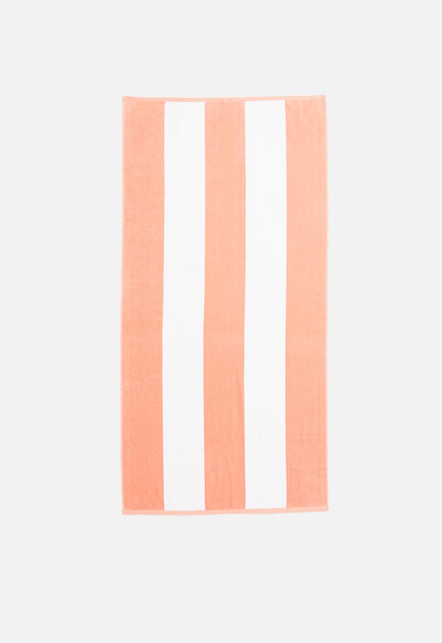 Linen House - Cabana beach towel - peach