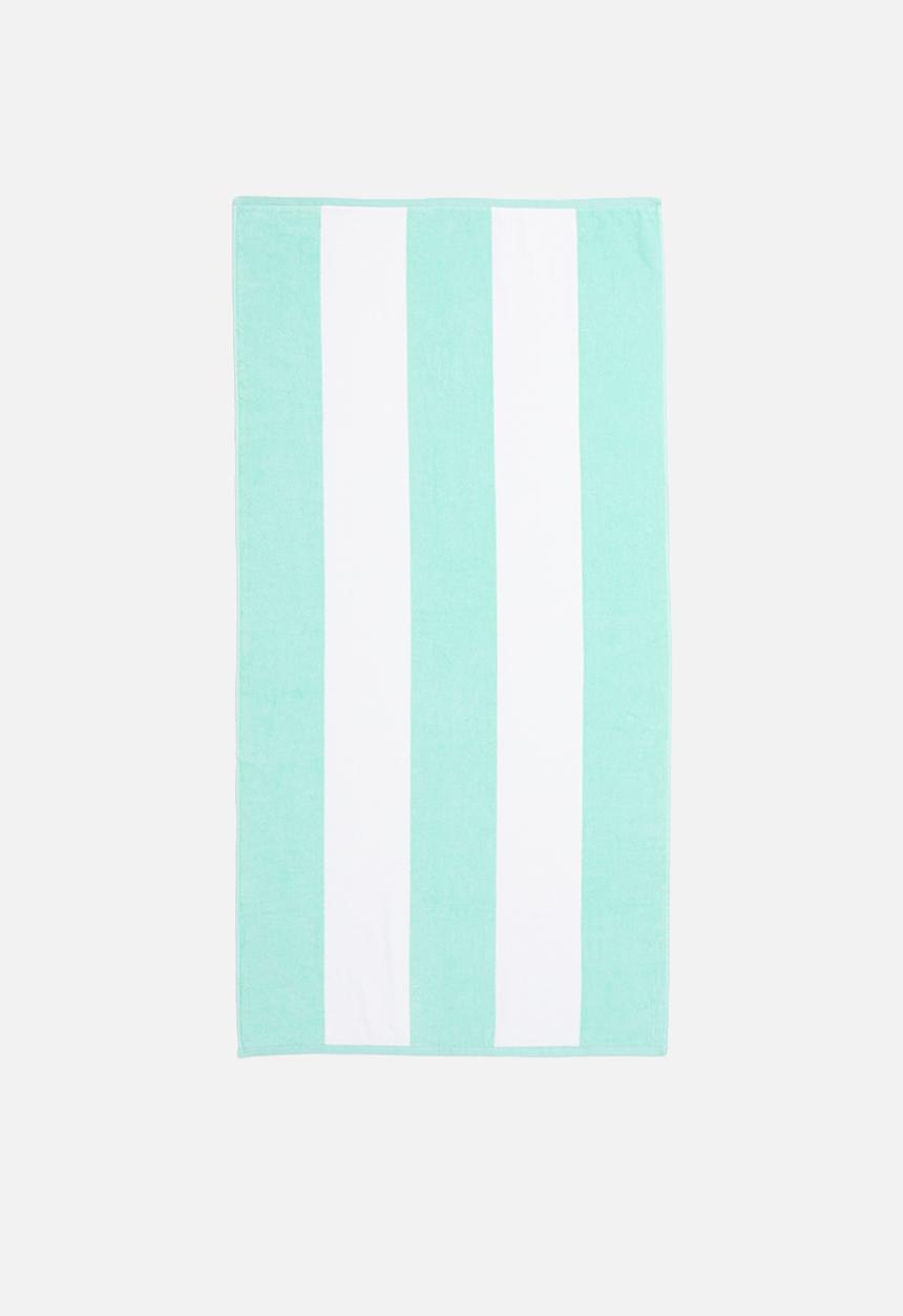 Linen House - Cabana beach towel - aqua