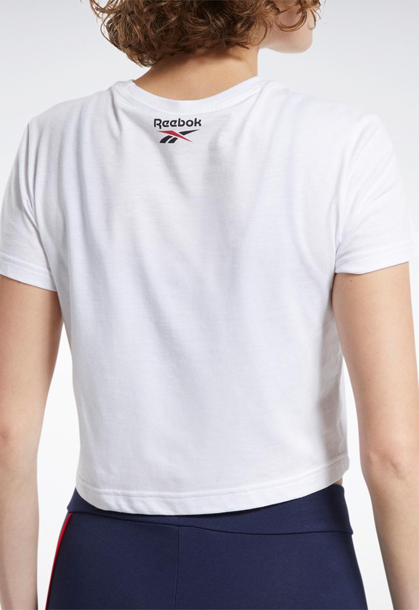 Reebok - Cl gp hotel cropped tee - white