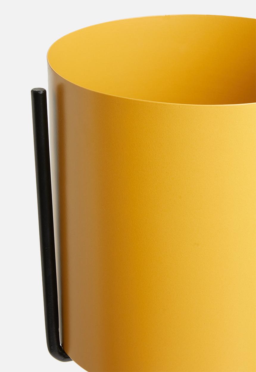 Sixth Floor - Lana planter with stand - yellow