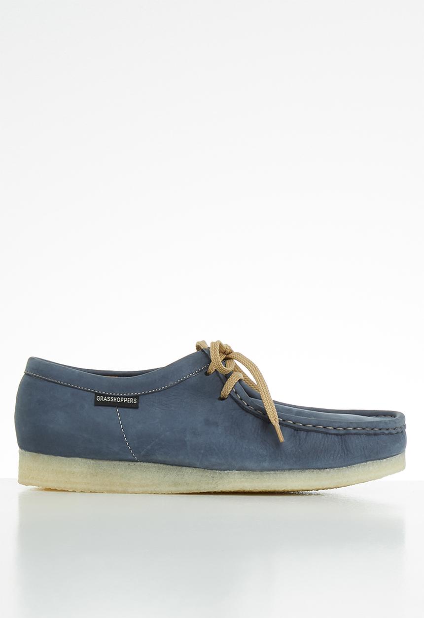 Grasshoppers - Tint suede - doebuck dark denim
