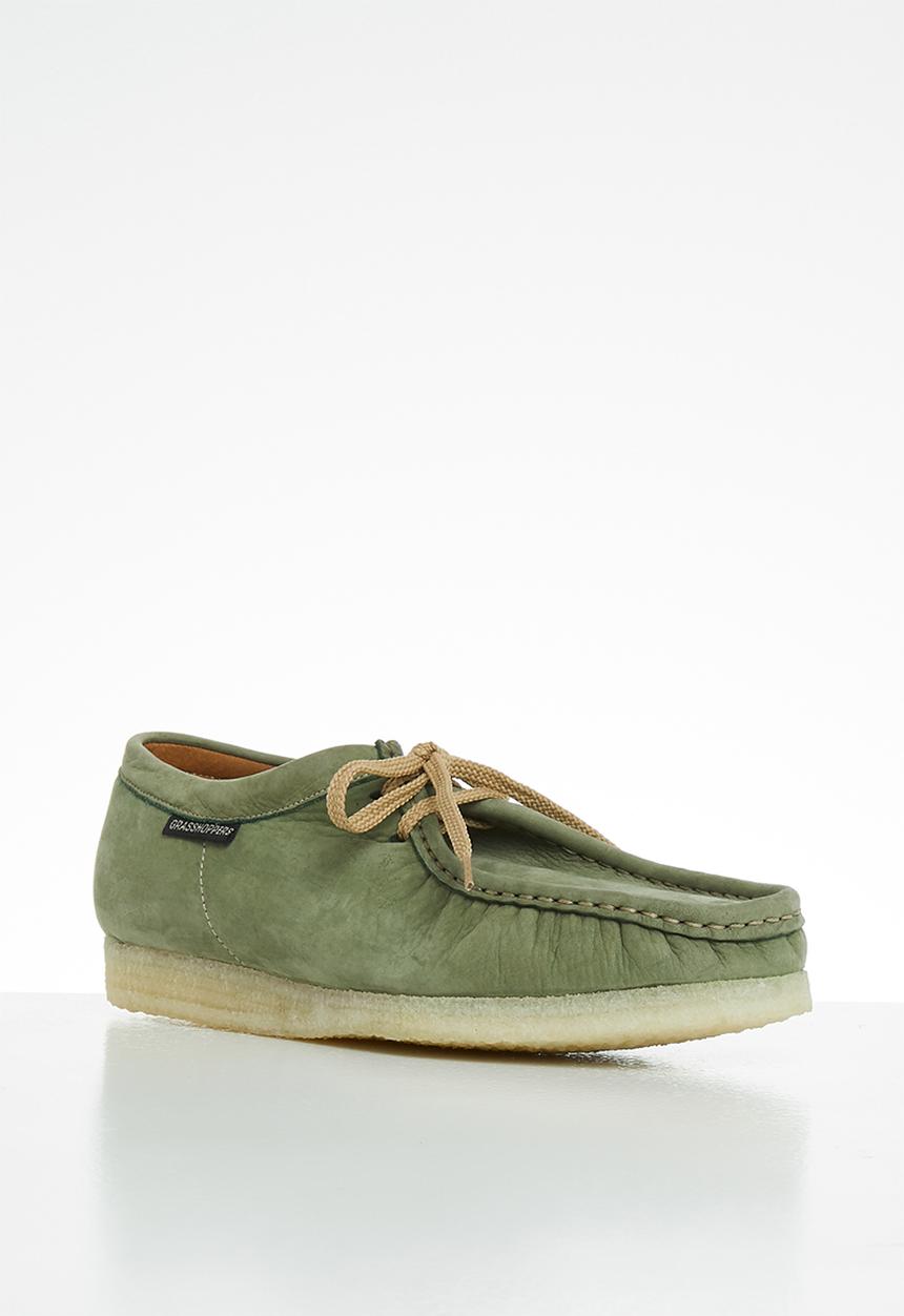 Grasshoppers - Tint suede - doebuck lichen green