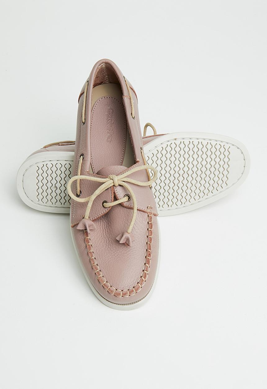 Grasshoppers - Timbego boat leather - natan dove