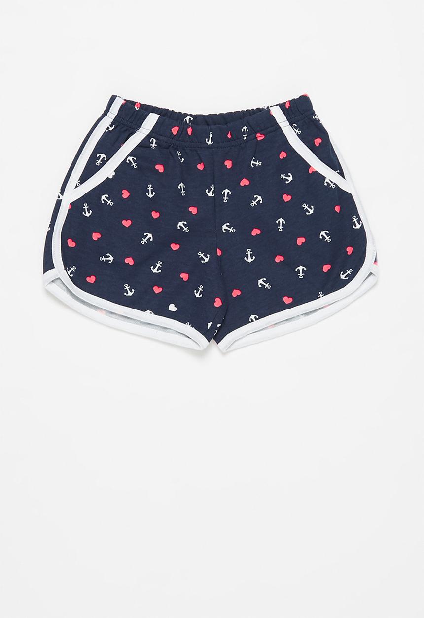 Pop Candy - Girls printed shorts - navy