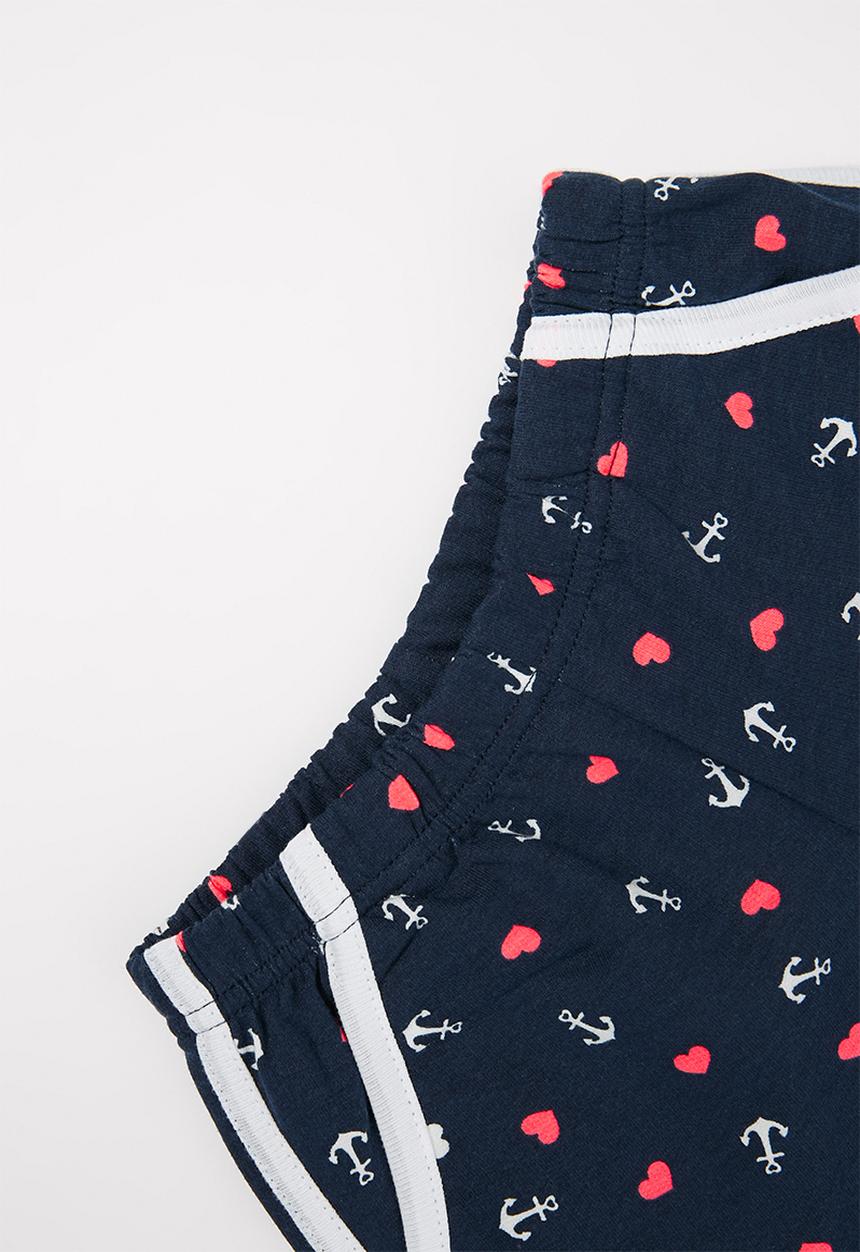 Pop Candy - Girls printed shorts - navy