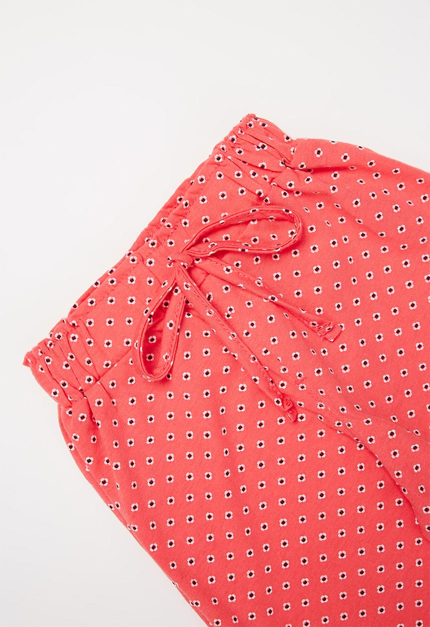 Pop Candy - Girls printed pants - coral
