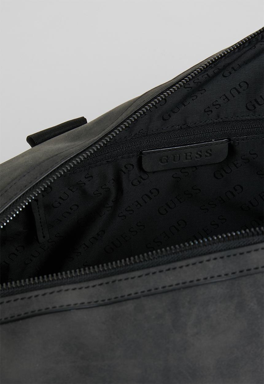 GUESS - Motorsport small duffel - black