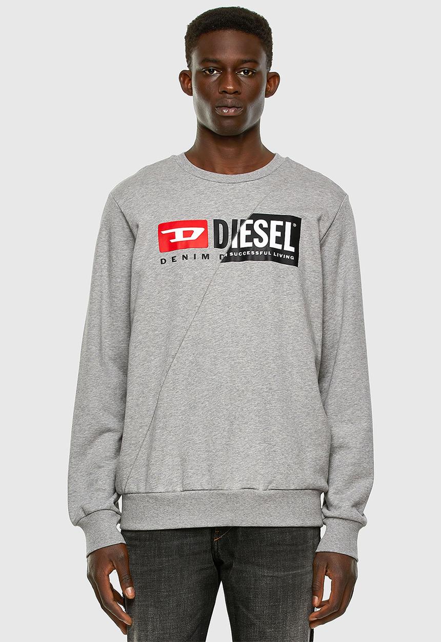 Diesel  - S-girk-cuty sweat-shirt - grey