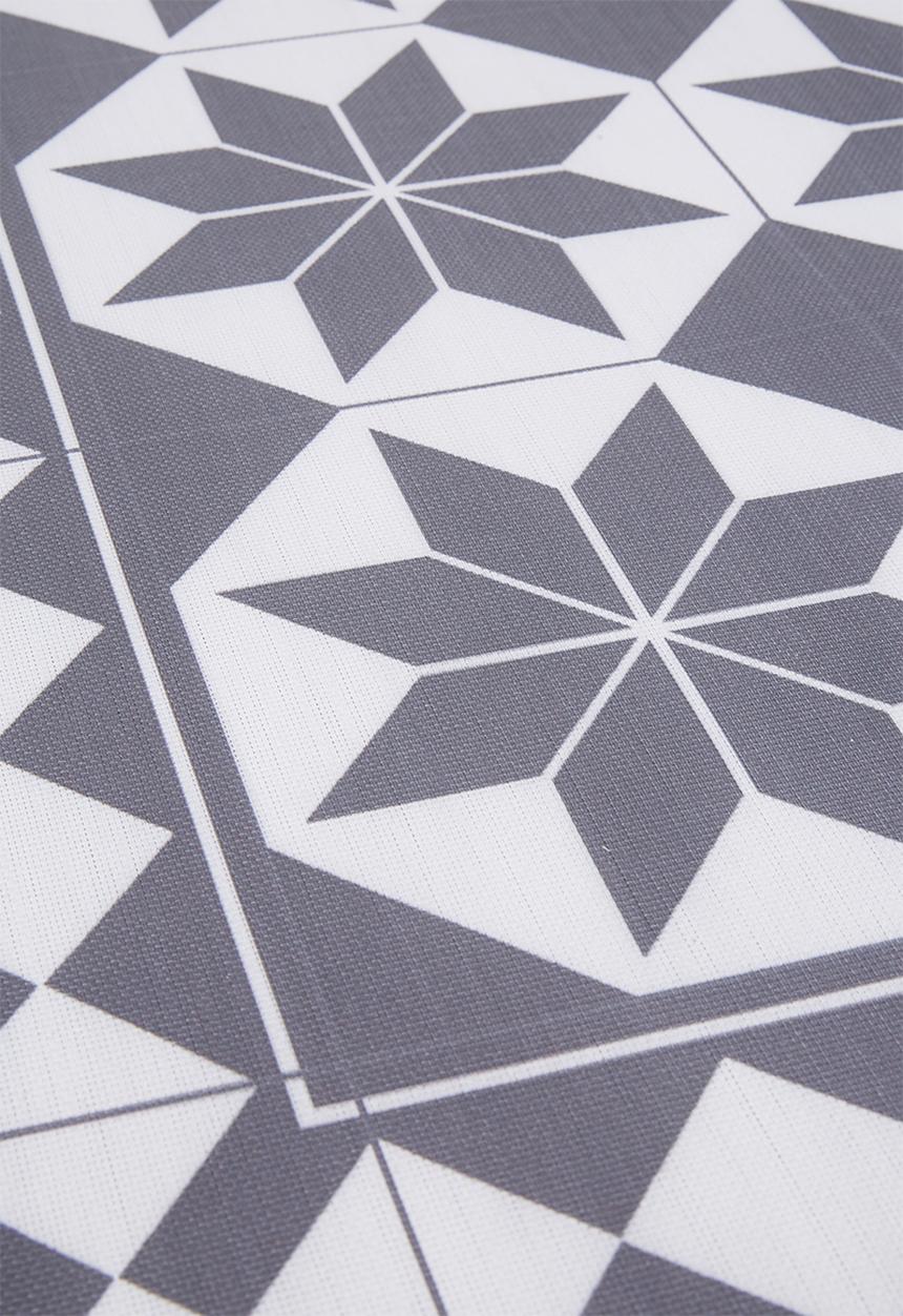 Fotakis - Geo star vinyl kitchen runner - black