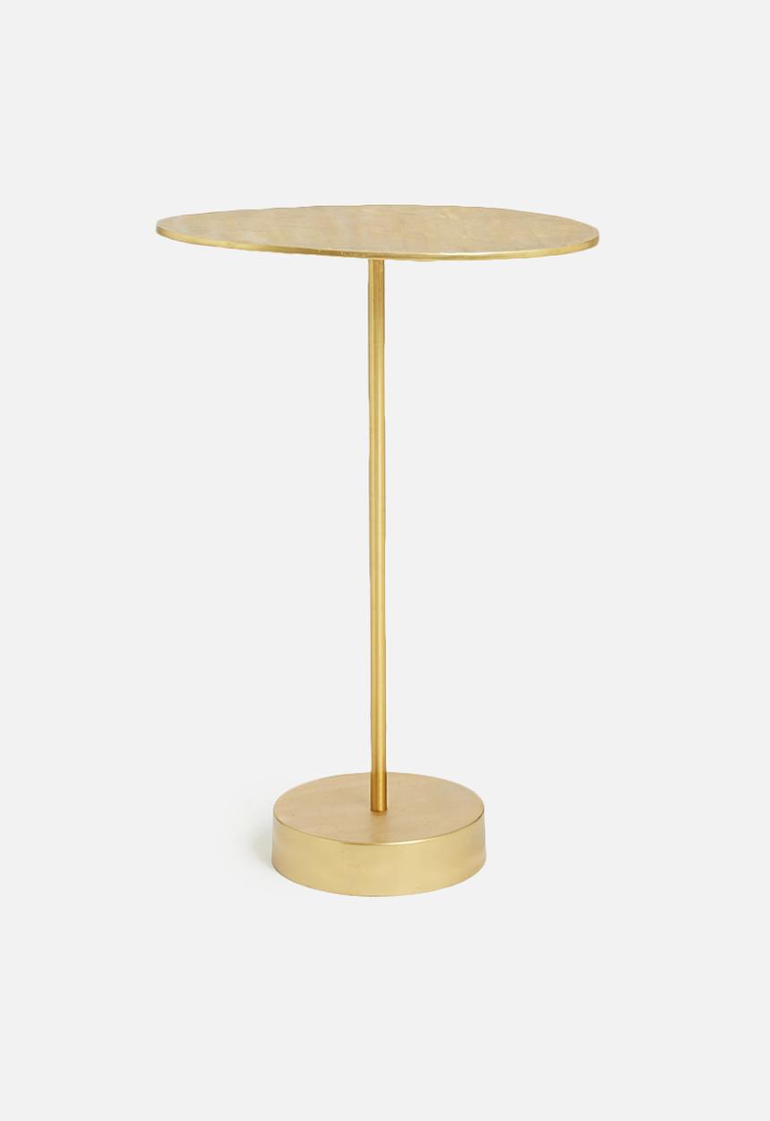 Sixth Floor - Ova side table - gold 