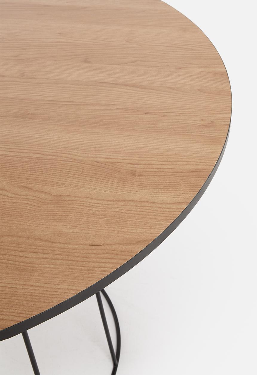 Sixth Floor - Zanzibar dining table - neutral & black 