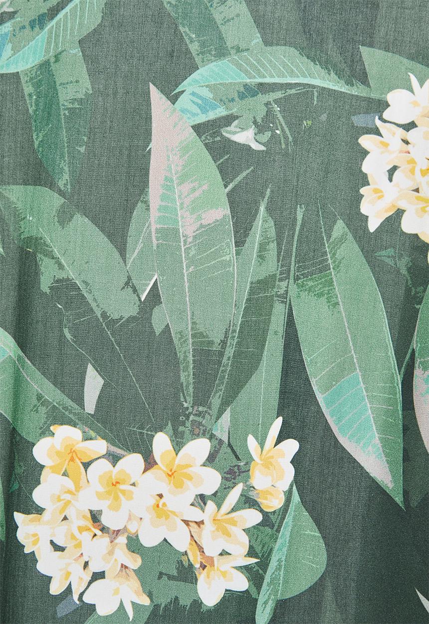 Superbalist - Midi shacket - tropical leafy print