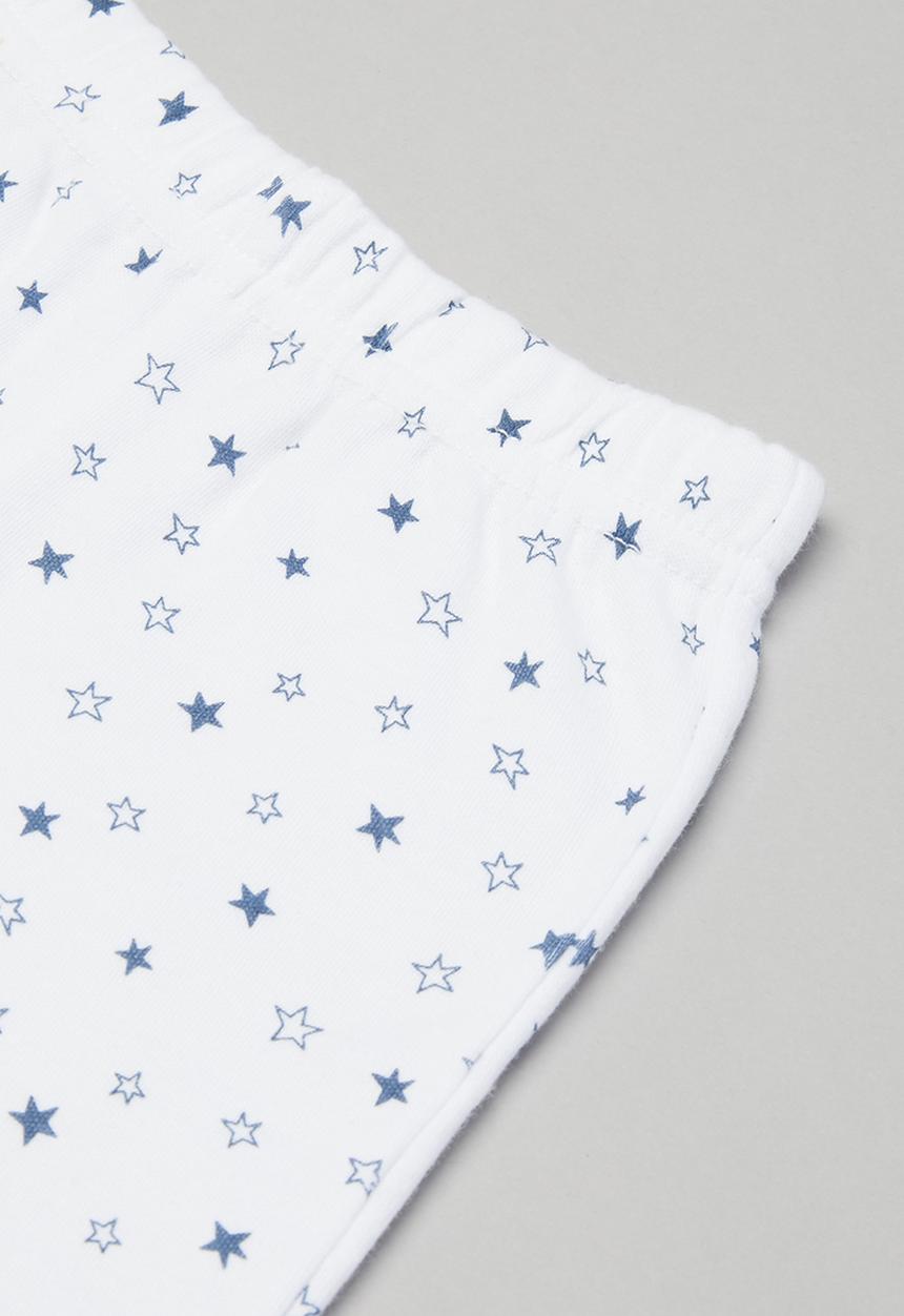 Pop Candy - Baby boys 8 piece set - baby blue & white