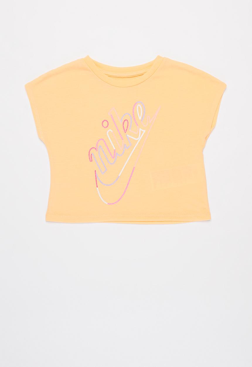 Nike - Nike break short sleeve boxy top - orange