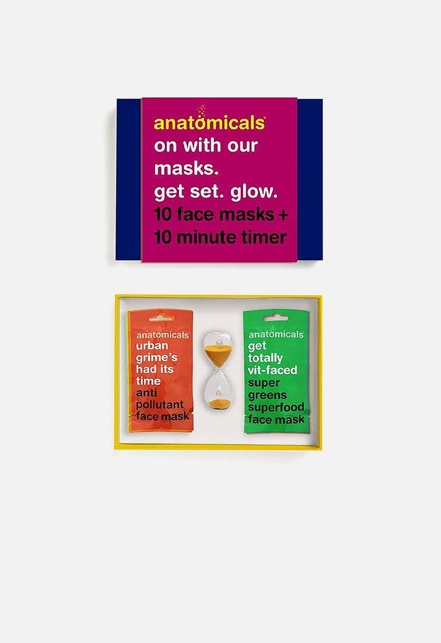 anatomicals - On With Our Masks. Get set. Glow Mask Set