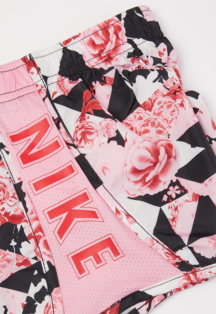 Nike - Nike girls tokyo floral all over print tempo short - pink & black 