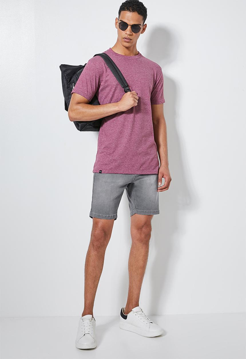 Superbalist - Boston slim denim short - grey