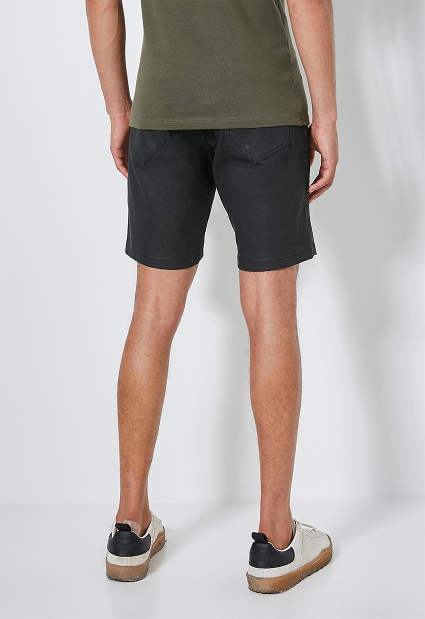 Superbalist - Boston slim denim short - black