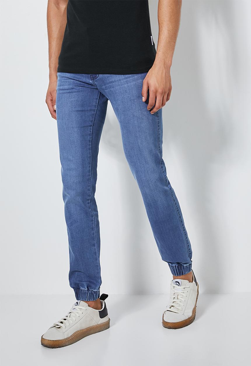 Superbalist - Cade slim cuffed jeans - blue