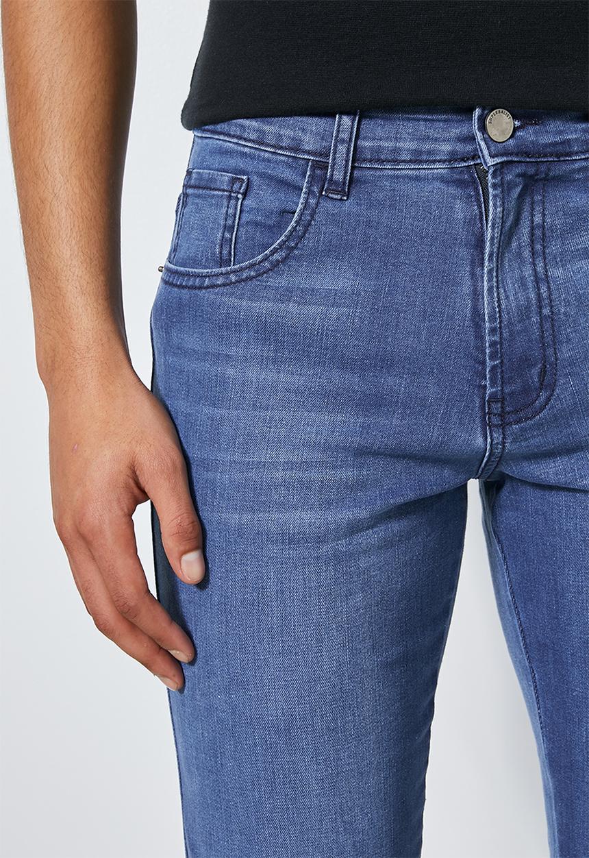 Superbalist - Cade slim cuffed jeans - blue