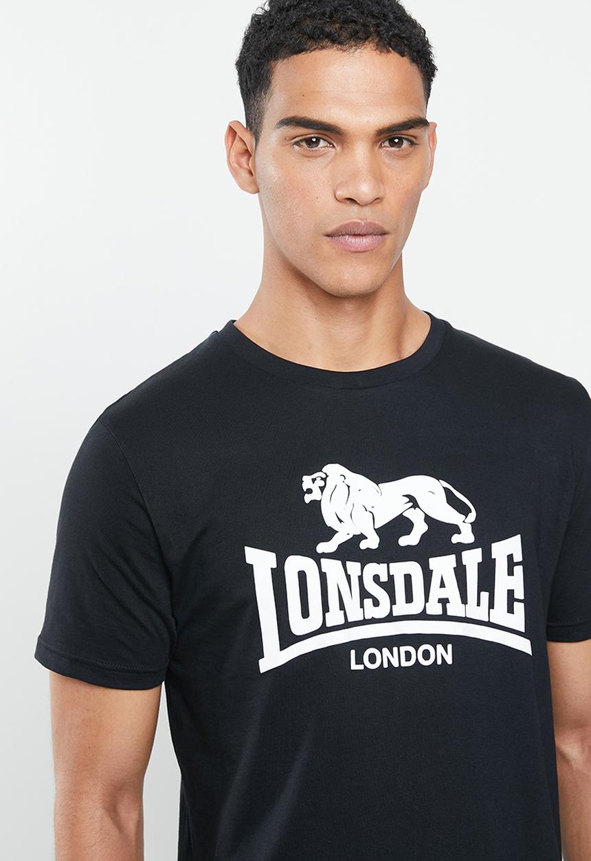 Lonsdale - Basic logo crew neck tee - black