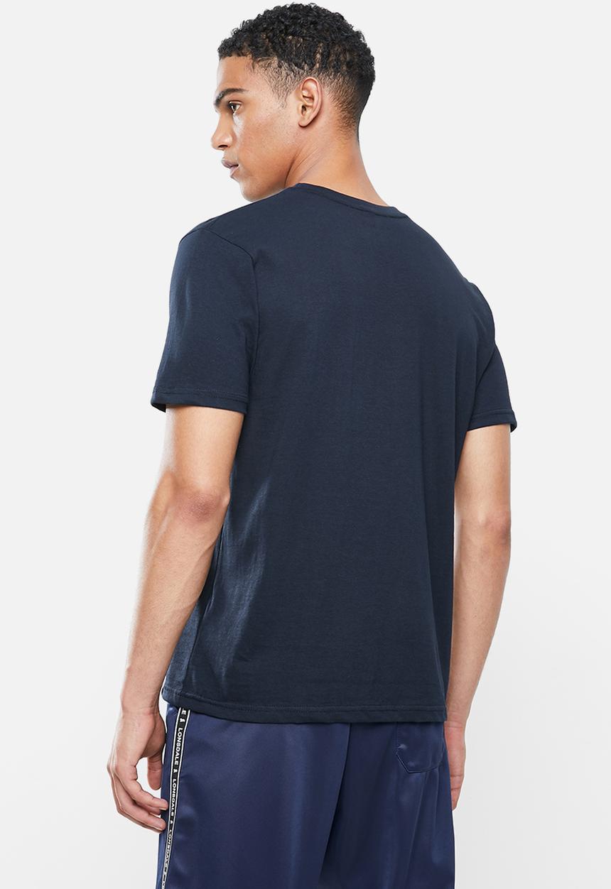 Lonsdale - Basic logo crew neck tee - navy
