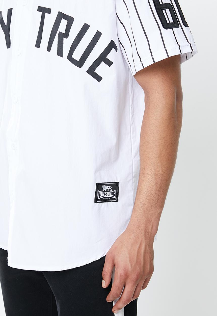 Lonsdale - Ld-true shirt baseball - white