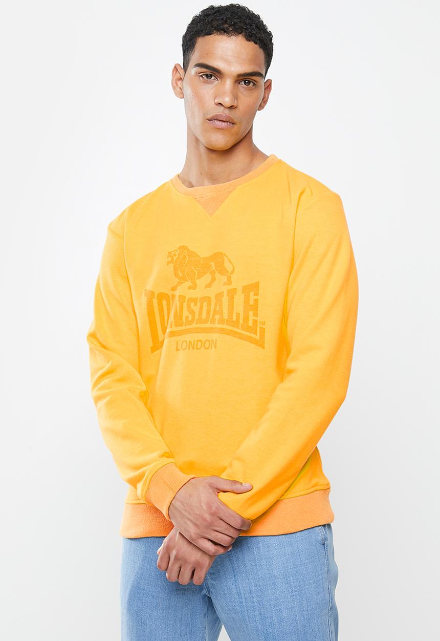 Lonsdale - Blow crew neck top - yellow