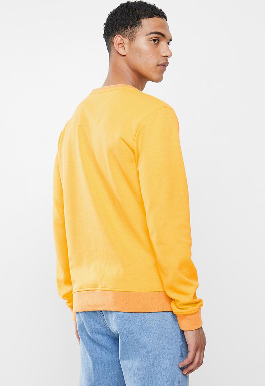 Lonsdale - Blow crew neck top - yellow