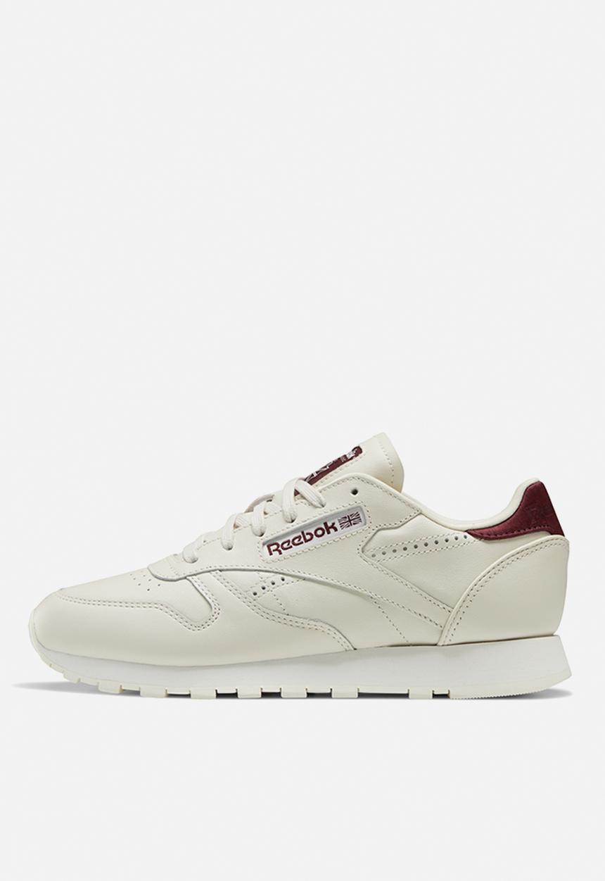 Reebok - Cl lthr - alabaster/maroon/chalk