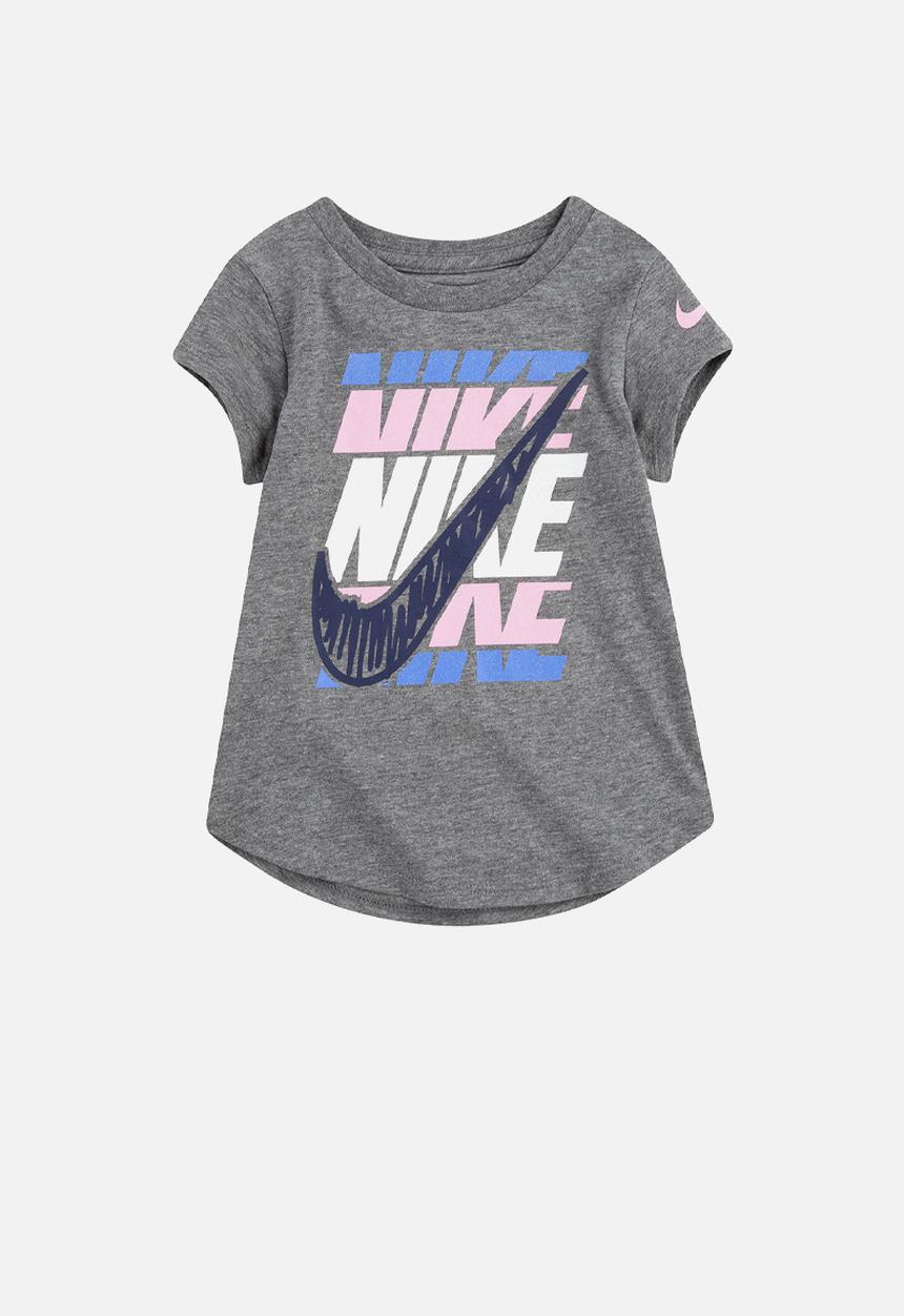 Nike - Scribble block swsh tee - grey