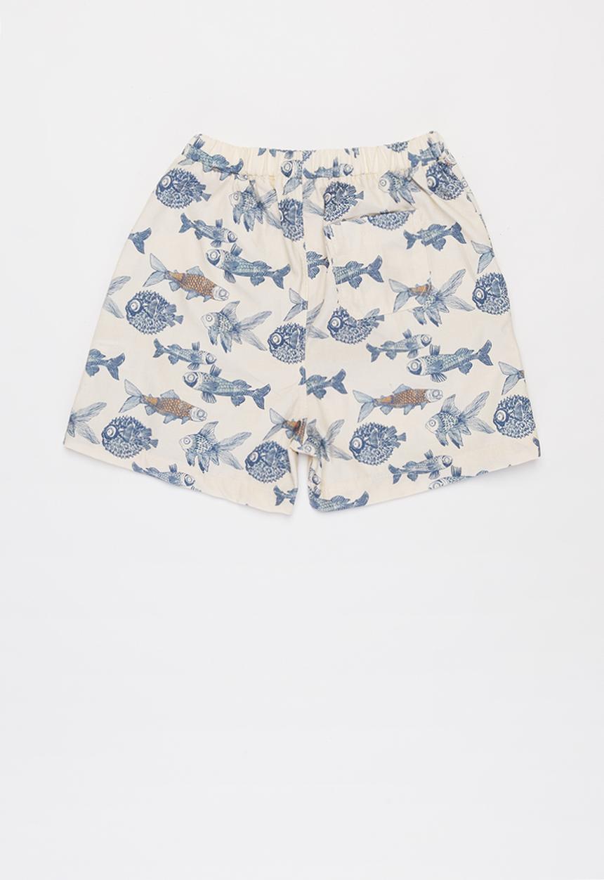 Sticky Fudge - Boys fish shorts - multi